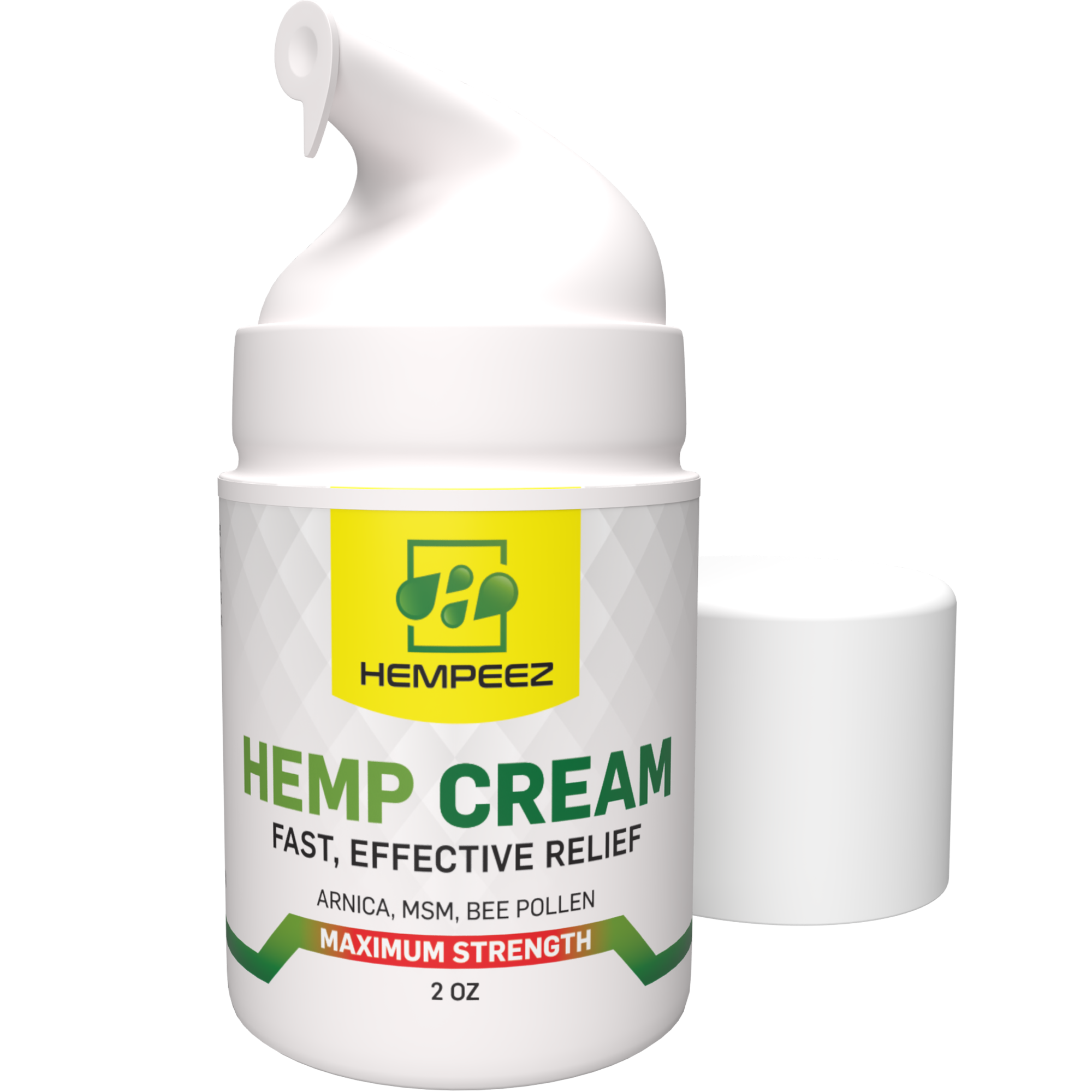 Hemp Pain Relief Cream in Travel Size Bottle